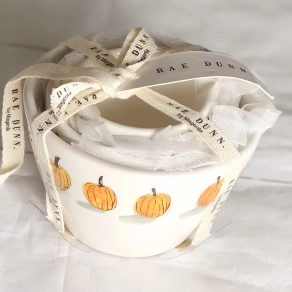 Rae Dunn pumpkin measuring cups